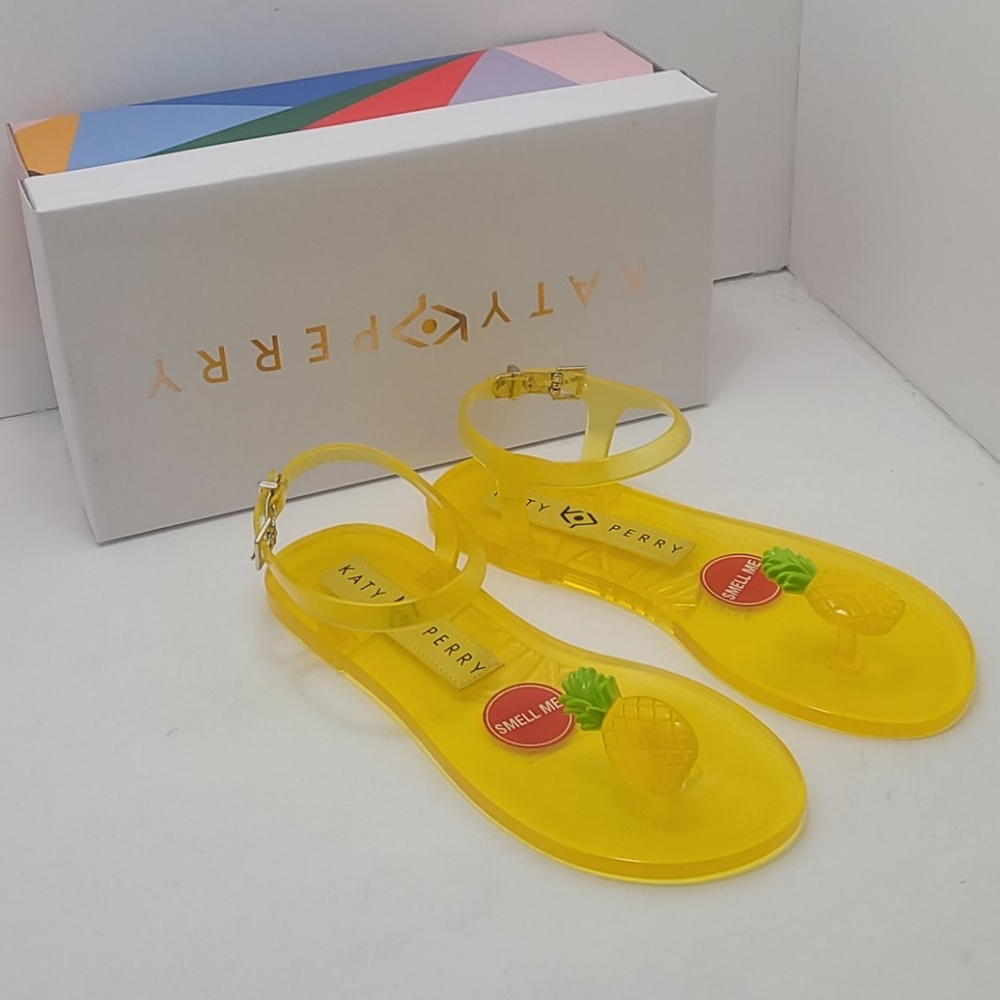 Katy Perry pineapple  sandal